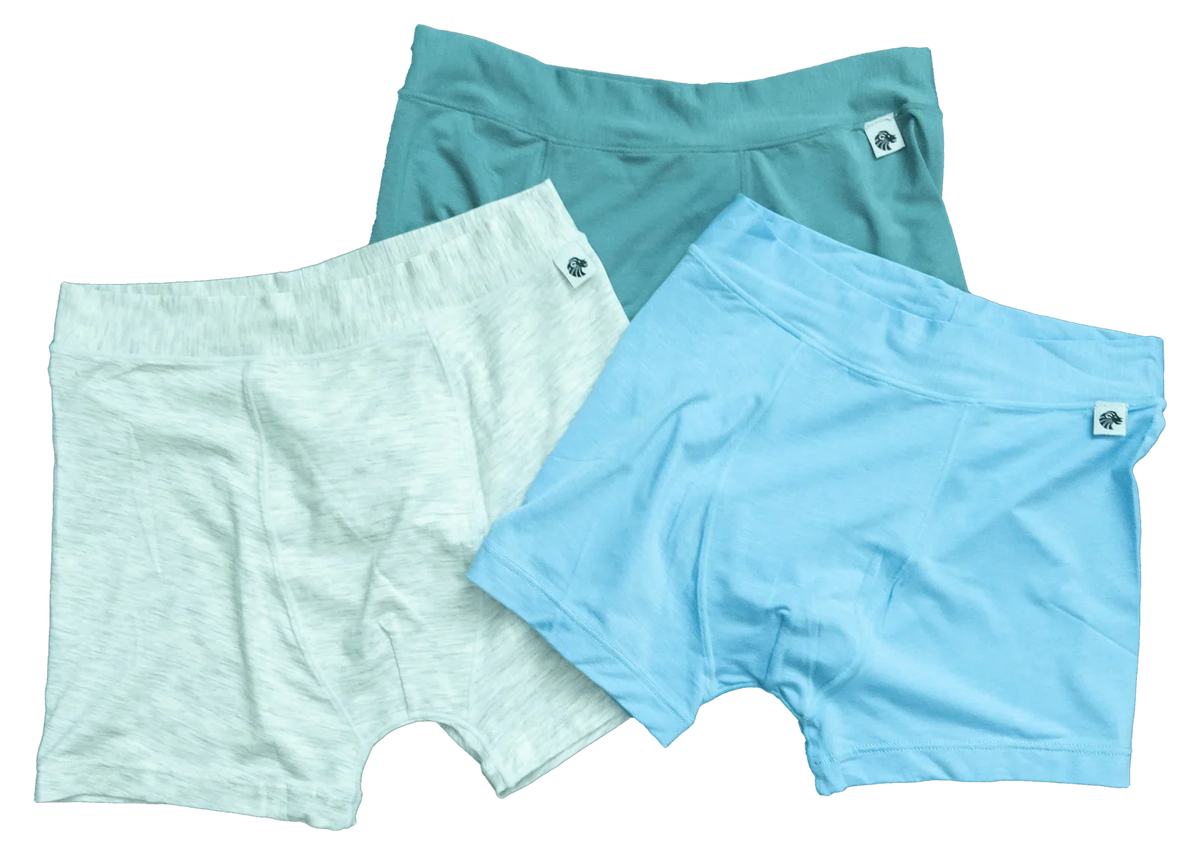 Primal Play Boxer Briefs 3-Pack in Harbor, Cove and Oatmilk